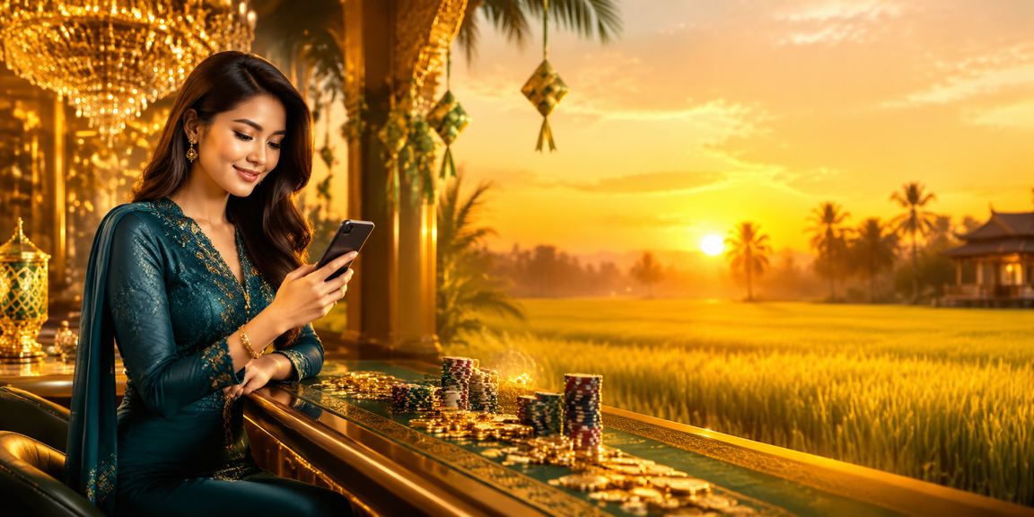 Pemain Kedah mengakses kasino langsung semasa perayaan Hari Raya dari telefon pintar